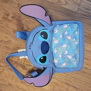 Stitch vinyl backpack